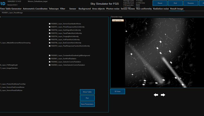 SkySim4FGS – simulátor oblohy pre senzor presného navádzania